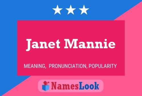 Póster del nombre Janet Mannie