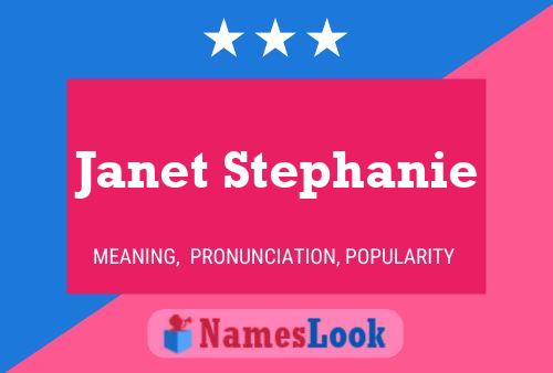 Póster del nombre Janet Stephanie