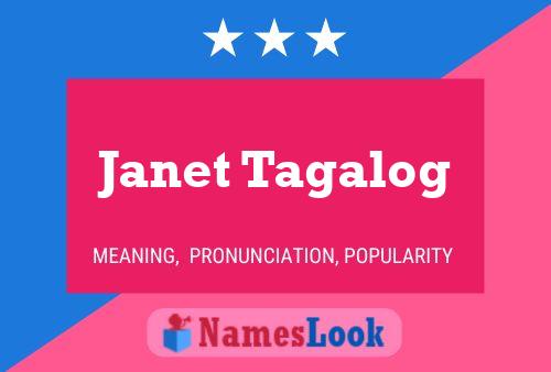 Póster del nombre Janet Tagalog