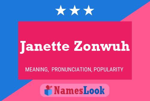 Póster del nombre Janette Zonwuh