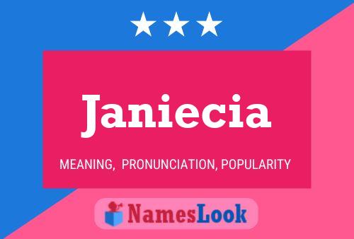 Póster del nombre Janiecia