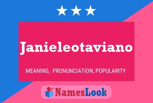 Póster del nombre Janieleotaviano