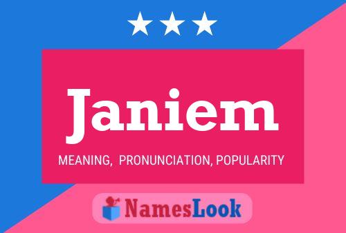 Póster del nombre Janiem