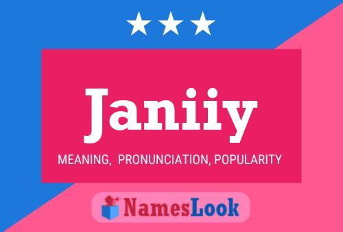 Póster del nombre Janiiy