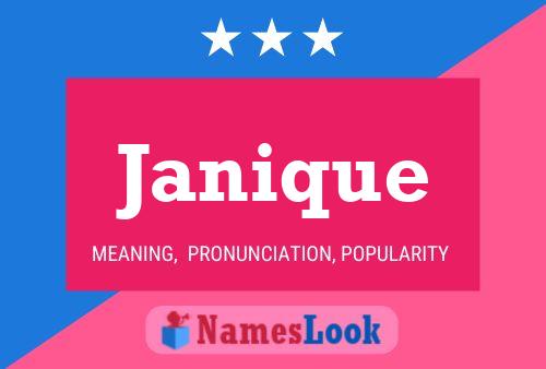 Póster del nombre Janique