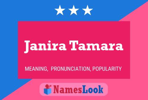 Póster del nombre Janira Tamara