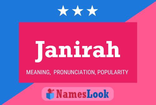 Póster del nombre Janirah