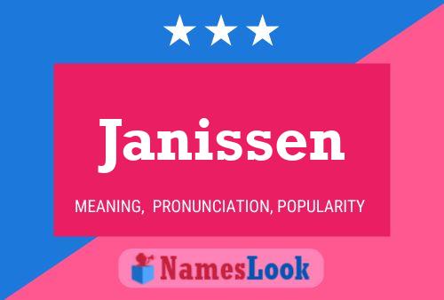 Póster del nombre Janissen