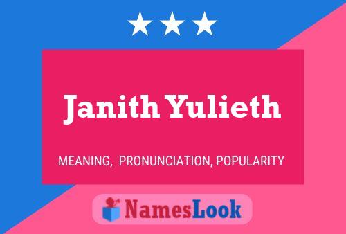 Póster del nombre Janith Yulieth