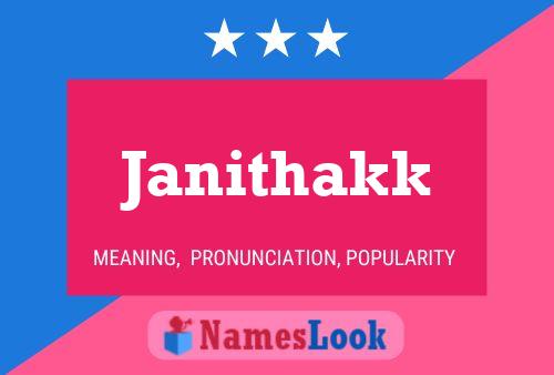 Póster del nombre Janithakk