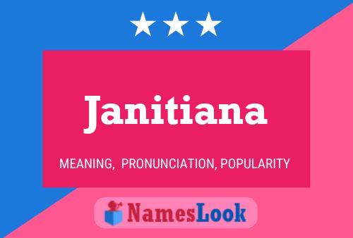 Póster del nombre Janitiana