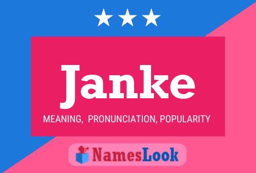 Póster del nombre Janke