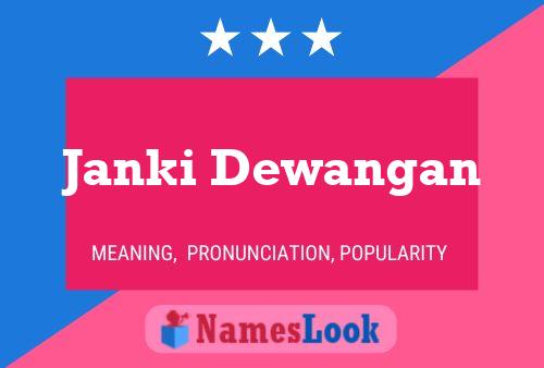 Póster del nombre Janki Dewangan