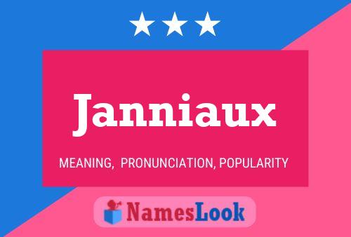 Póster del nombre Janniaux