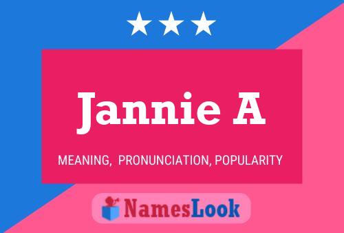 Póster del nombre Jannie A