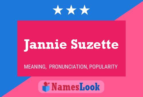 Póster del nombre Jannie Suzette