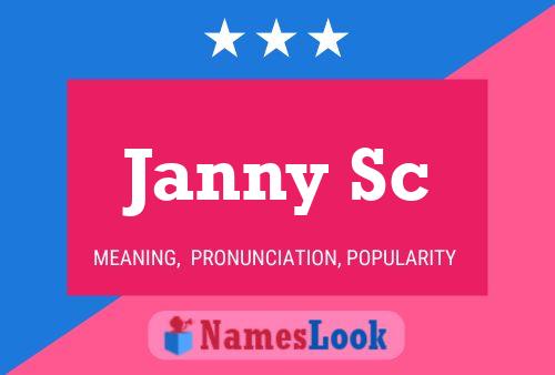 Póster del nombre Janny Sc