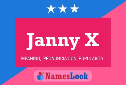 Póster del nombre Janny X