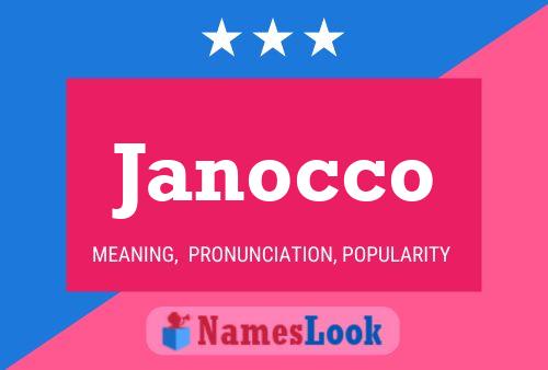 Póster del nombre Janocco