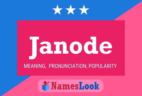 Póster del nombre Janode