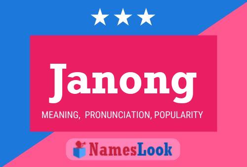 Póster del nombre Janong