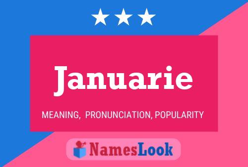 Póster del nombre Januarie