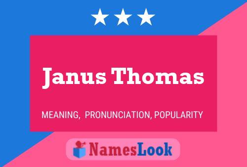 Póster del nombre Janus Thomas