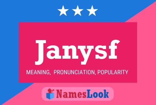 Póster del nombre Janysf