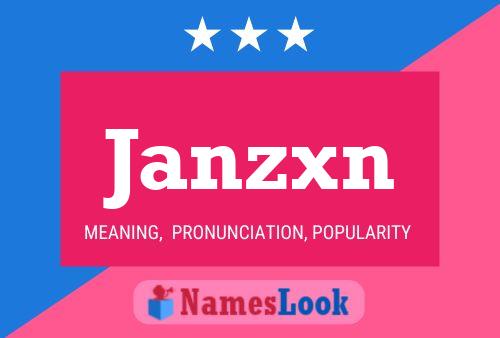 Póster del nombre Janzxn