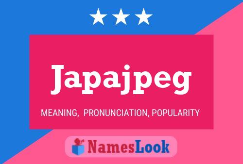 Póster del nombre Japajpeg