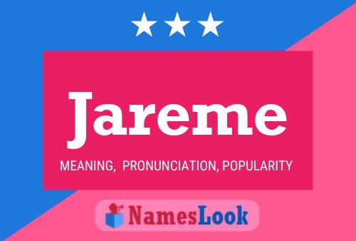 Póster del nombre Jareme