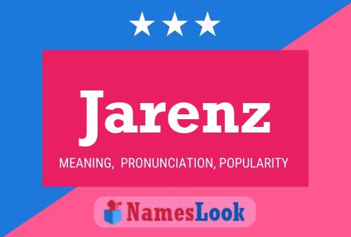 Póster del nombre Jarenz