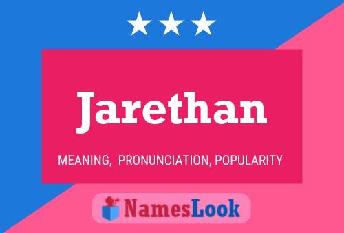 Póster del nombre Jarethan