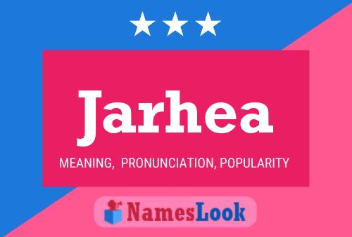 Póster del nombre Jarhea