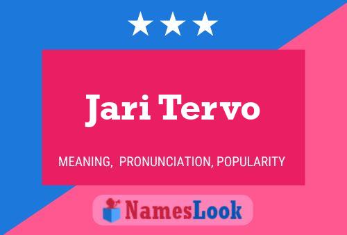 Póster del nombre Jari Tervo