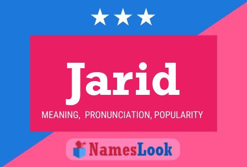 Póster del nombre Jarid