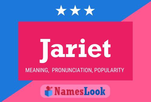 Póster del nombre Jariet