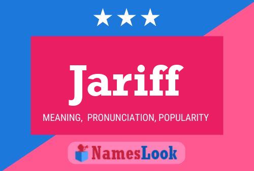 Póster del nombre Jariff