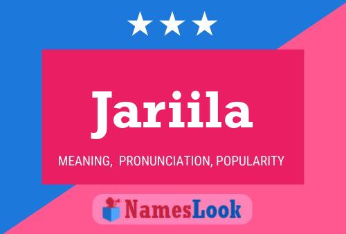 Póster del nombre Jariila