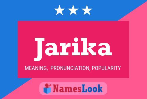 Póster del nombre Jarika