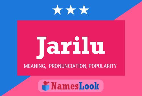 Póster del nombre Jarilu