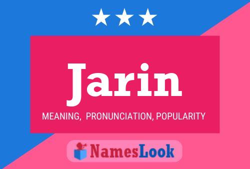 Póster del nombre Jarin