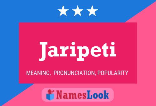 Póster del nombre Jaripeti