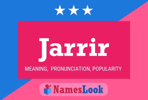 Póster del nombre Jarrir