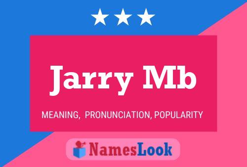 Póster del nombre Jarry Mb