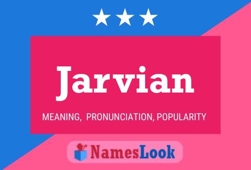 Póster del nombre Jarvian