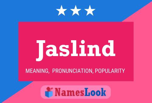 Póster del nombre Jaslind