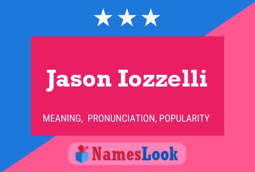 Póster del nombre Jason Iozzelli