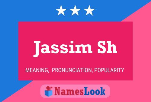 Póster del nombre Jassim Sh