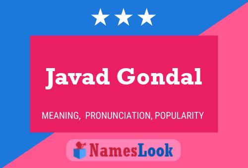 Póster del nombre Javad Gondal